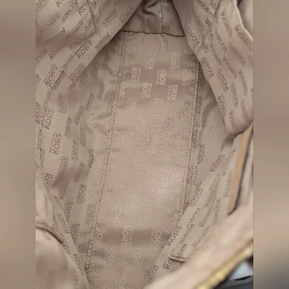 Michael Kors Tote Bag - EUC - Brown/Tan 12x11 Inches - Picture 2 of 12